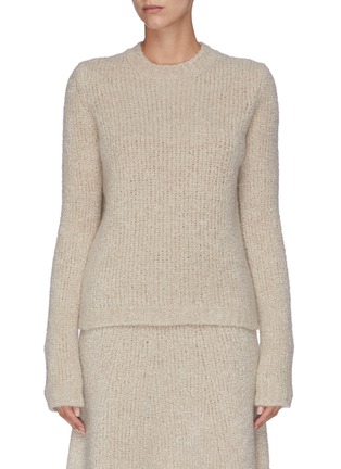 Main View - Click To Enlarge - GABRIELA HEARST - 'Philippe' cashmere-silk bouclé sweater
