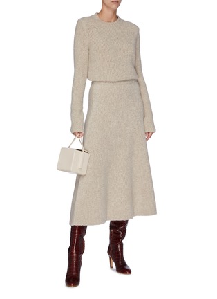 Figure View - Click To Enlarge - GABRIELA HEARST - 'Philippe' cashmere-silk bouclé sweater
