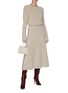 Figure View - Click To Enlarge - GABRIELA HEARST - 'Pablo' cashmere-silk bouclé midi skirt