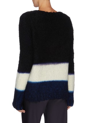 Back View - Click To Enlarge - GABRIELA HEARST - 'Lawrence' dip dye cashmere sweater