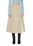 Main View - Click To Enlarge - GABRIELA HEARST - 'Leonid' belted quilt panel midi skirt