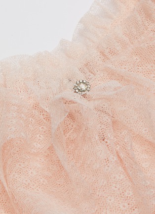  - NEEDLE & THREAD - 'Leilah' ruffle tiered tulle cropped cape