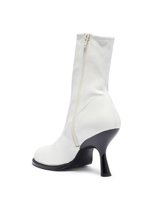  - SIMON MILLER - 'Bootie 90' sculptural heel leather ankle boots