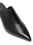 Detail View - Click To Enlarge - SIMON MILLER - 'Kicker Tee' metal heel leather mules