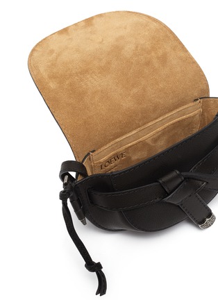 Detail View - Click To Enlarge - LOEWE - 'Gate Western' mini leather crossbody saddle bag