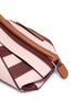  - LOEWE - 'Puzzle Rugby' stripe patchwork small leather bag