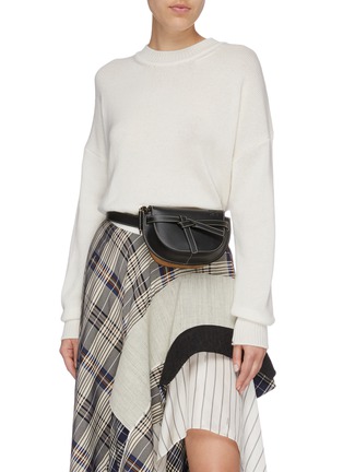 Figure View - Click To Enlarge - LOEWE - 'Gate' leather bum bag