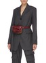 Figure View - Click To Enlarge - LOEWE - 'Gate' leather bum bag