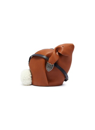 Main View - Click To Enlarge - LOEWE - 'Bunny Western' mini leather bag