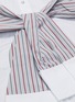 Detail View - Click To Enlarge - PORTSPURE - Sleeve tie colourblock stripe panel shirt dress