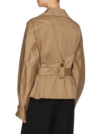 Back View - Click To Enlarge - PORTSPURE - Belted trench jacket