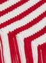 - PORTSPURE - Frayed panel stripe sweater