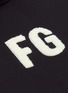  - FEAR OF GOD - 'FG' logo chenille patch oversized sweatshirt