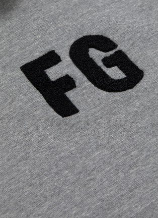  - FEAR OF GOD - 'FG' logo Chenille patch oversized sweatshirt