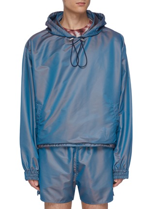 Main View - Click To Enlarge - FEAR OF GOD - Oversized nylon hoodie