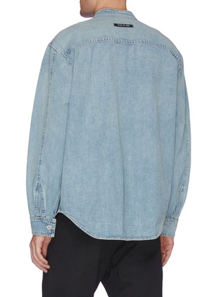 Back View - Click To Enlarge - FEAR OF GOD - Panelled denim shirt