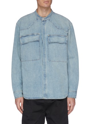 Main View - Click To Enlarge - FEAR OF GOD - Panelled denim shirt