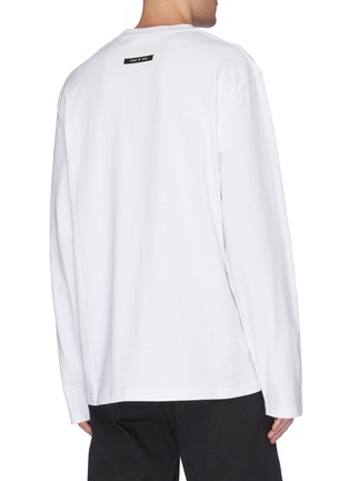 Back View - Click To Enlarge - FEAR OF GOD - 'FG' logo print long sleeve T-shirt