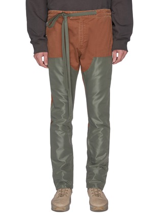 Main View - Click To Enlarge - FEAR OF GOD - Contrast panel canvas jogging pants