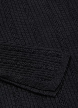  - HELLESSY - 'Nadege' stripe one-shoulder knit top