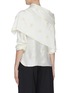 Back View - Click To Enlarge - HELLESSY - 'Leandra' knot panel bee embroidered one-shoulder shirt