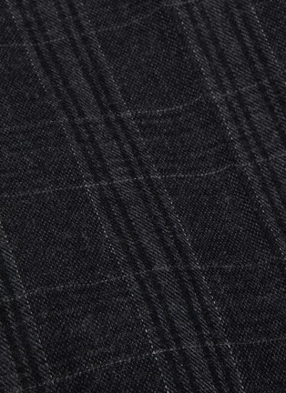 - HELLESSY - 'Avedon' tie waist drape panel check plaid pants