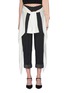 Main View - Click To Enlarge - HELLESSY - 'Avedon' tie waist drape panel check plaid pants