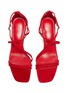 Detail View - Click To Enlarge - PEDDER RED - Strappy suede sandals