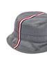 Detail View - Click To Enlarge - THOM BROWNE  - 'Fun Mix' stripe wool blend twill bucket hat