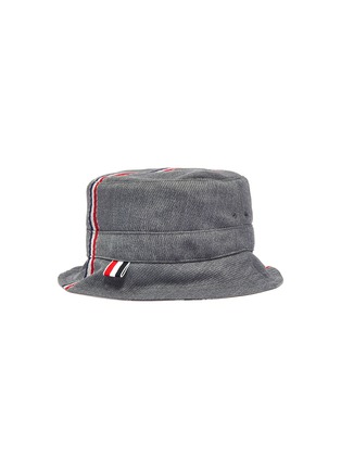 Figure View - Click To Enlarge - THOM BROWNE  - 'Fun Mix' stripe wool blend twill bucket hat