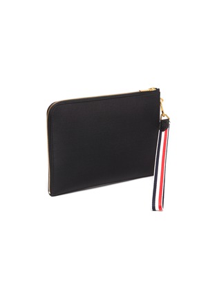 Detail View - Click To Enlarge - THOM BROWNE  - Hector patch medium folio pouch