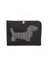 Main View - Click To Enlarge - THOM BROWNE  - Hector patch medium folio pouch
