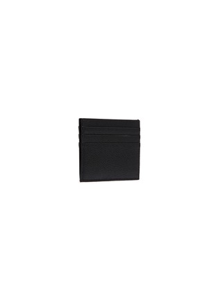 Figure View - Click To Enlarge - THOM BROWNE  - Colourblock edge pebble grain leather cardholder