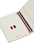 Detail View - Click To Enlarge - THOM BROWNE  - Airmail print pebble grain leather passport holder