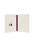 Figure View - Click To Enlarge - THOM BROWNE  - Airmail print pebble grain leather passport holder
