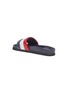  - THOM BROWNE  - Tricolour stripe quilted pool slides