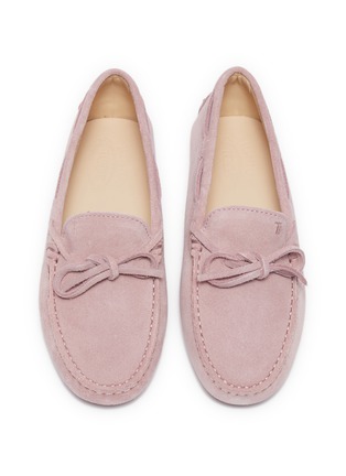 Figure View - Click To Enlarge - TOD’S - 'Gommini' suede kids driving shoes