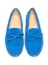 Figure View - Click To Enlarge - TOD’S - 'Gommini' tie suede kids driving shoes