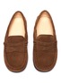 Figure View - Click To Enlarge - TOD’S - 'Benson City Gommino' suede kids loafers