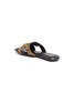  - PEDDER RED - 'Cameron' loop leopard print pony hair slide sandals