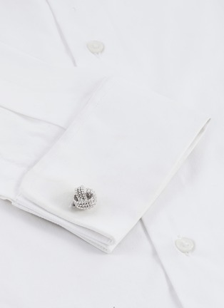Figure View - Click To Enlarge - TATEOSSIAN - Rope knot cufflinks