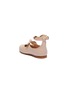 Detail View - Click To Enlarge - CHLOÉ - Ankle strap bow leather infant flats