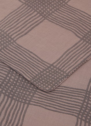 Detail View - Click To Enlarge - SOCIETY LIMONTA - Cech King Size Duvet – Cacao