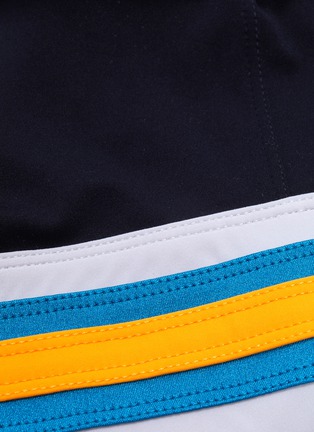 Detail View - Click To Enlarge - NO KA’OI - 'Game Ola' contrast stripeband sports bra