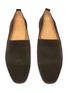 Detail View - Click To Enlarge - CASA FAGLIANO - Suede alpargata slip-ons