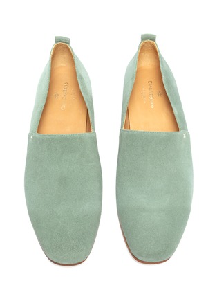 Detail View - Click To Enlarge - CASA FAGLIANO - Suede alpargata slip-ons