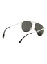 Figure View - Click To Enlarge - BURBERRY - Metal aviator sunglasses