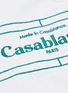  - CASABLANCA - 'Tennis Court' logo embroidered hoodie