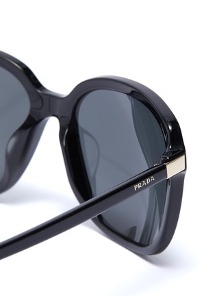 Detail View - Click To Enlarge - PRADA - Acetate oversized square sunglasses