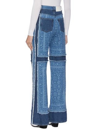 Back View - Click To Enlarge - SIMKHAI - Carpenter print patchwork panelled jeans